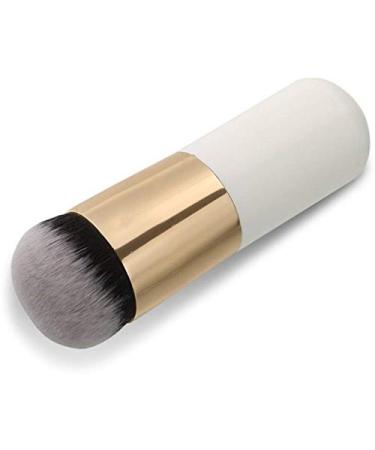 Buy Generic Makeup Face Powder Blush Brush - White & Golden | International Shipping Available - Buy Online on GoSupps.com