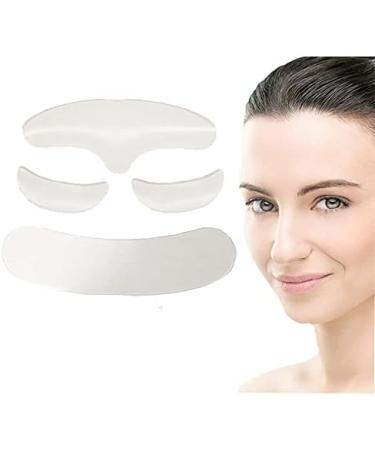 Reusable Silicone Patches for Under Eye Face and Forehead Wrinkles Anti-Aging Treatment Women's Eye Wrinkles Neck Line Removal Patch