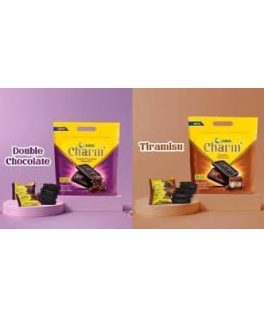 Julie's Charm Double Chocolate Sandwich 172g x 1 pack (MY) - Buy Online on GoSupps.com