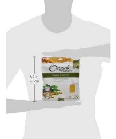 Organic Turmeric Powder 200g - Organic Traditions | PACK OF 1 - Buy Online on GoSupps.com