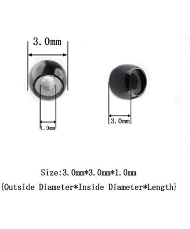 400pcs Black Vlasy Silicone Lined Nano Rings for Hair Extensions - Micro Nano Beads - Buy Online on GoSupps.com