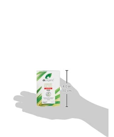 Buy Dr Organic Tea Tree Soap 100ml | Natural Antibacterial Cleanser | International Shipping - Buy Online on GoSupps.com