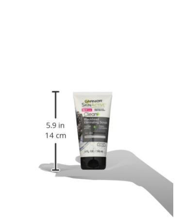 Garnier SkinActive Charcoal Blackhead Eliminating Scrub - 5 fl oz | 150mL | Packaging May Vary - Buy Online on GoSupps.com