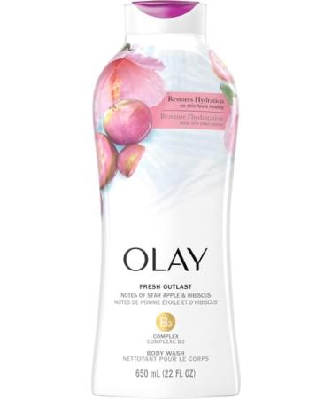 Olay Fresh Outlast Body Wash - Star Apple & Hibiscus 22 oz | Best International Shipping Available - Buy Online on GoSupps.com