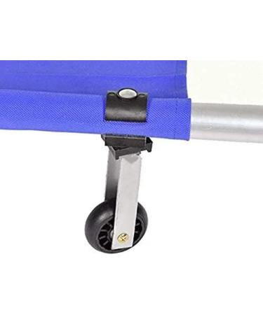 Emergency Rescue Flat Foldaway Portable Stretcher with 2 Wheels - for Hospital Clinic Home Sports Venues Ambulance - Weight Capacity 350 lb - Buy Online on GoSupps.com