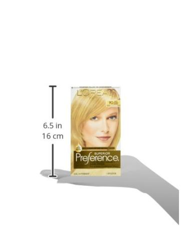 Lâ€™Oreal Superior Preference Fade-Defying Color + Shine System - Warmer Light Golden Blonde 9G - 1 Application - Buy Online on GoSupps.com