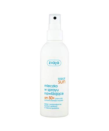 Ziaja Sopot Sun Moisturizing Milk SPF 50 Spray Lotion Waterproof 170ml