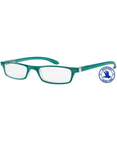 I NEED YOU Zipper Limited Reading Glasses - Turquoise - +3.00 Diopters | Trendy International Shipping - Buy Online on GoSupps.com