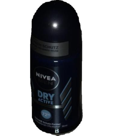 Nivea Men Dry Active Roll-On Deodorant - Fresh - 50ml - Buy Online on GoSupps.com