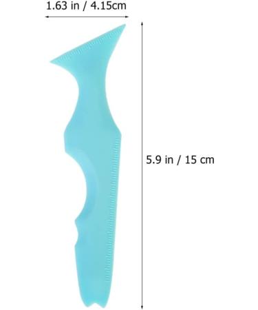 Beaupretty Silicone Beauty Ruler Eye Liner Eyeshadow Guide Applicator Stencil Makeup Stamp Girl Suite Travel Blue - Buy Online on GoSupps.com