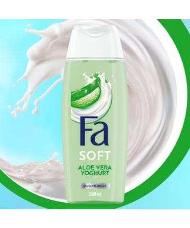 Schwarzkopf Henkel FA Shower Gel Aloe Vera Yoghurt 3 x 250 ml refreshing shower cream with mild formula and pleasant scent of aloe vera vegan 94 ingredients of natural origin 250 ml 3er Pack - Buy Online on GoSupps.com