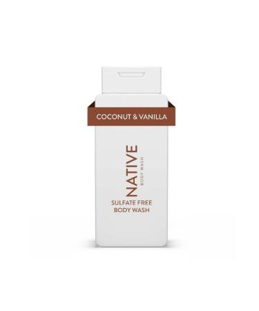 Buy Native Body Wash - Coconut & Vanilla Sulfate & Paraben Free 18 oz for Men & Women | International Shipping Available - Buy Online on GoSupps.com