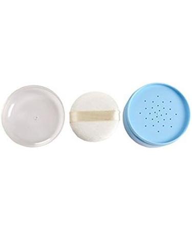 3.5'' Powder Puff Kit Container Dispenser Case | Portable Makeup Cosmetic Jar | Blue - Home & Travel - Buy Online on GoSupps.com