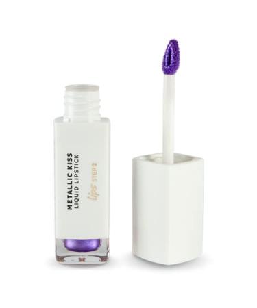Andreia Andreia Professional Make Up - Lips - Metallic Kiss Liquid Lipstick - 08 Purple Rain