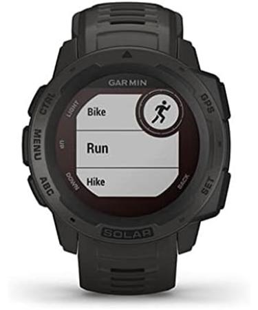 Garmin Instinct Solar Smartwatch - Rugged Outdoor Watch with Solar Charging - Graphite - Buy Online on GoSupps.com