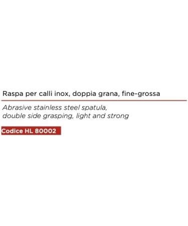 BLUE FARM | Stainless steel callus rasp double grain fine-coarse HL 80002 - Buy Online on GoSupps.com