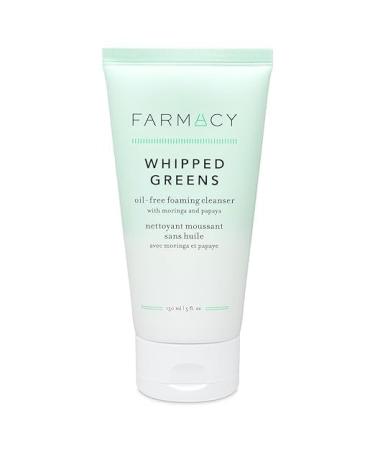Whipped Greens oil-free foaming cleanser with moringa and papaya 150ml