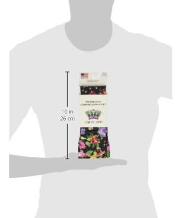 Celeste Stein Black Marisa Compression Socks 15-20 mmHg - Moderate Support - Buy Online on GoSupps.com