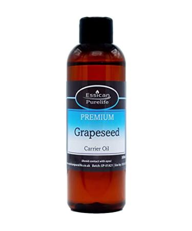 Grapeseed Oil Natural and Pure Cold Pressed Carrier Oil (200ml)