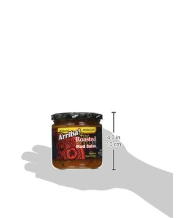 Arriba Fire Roasted Mexican Red Salsa Medium 16oz - 6 Pack - Buy Online on GoSupps.com