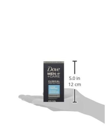 Dove Men + Care Clinical Protection Antiperspirant Deodorant Solid Clean Comfort 1.70 oz (Pack of 4) - Buy Online on GoSupps.com