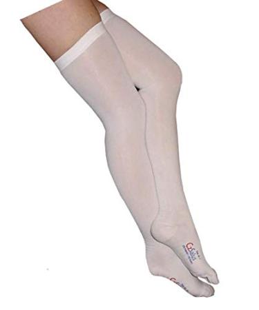 CzSalus anti-embolism stockings (AG) after surgery compression class 2 white 2