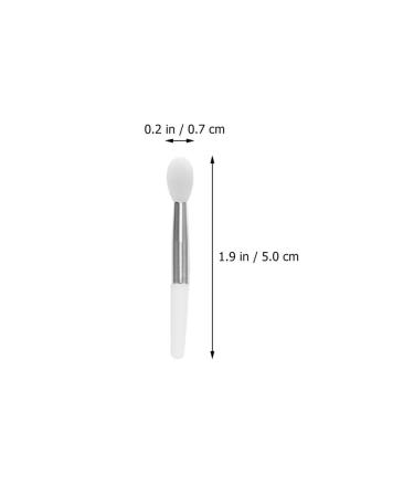 FRCOLOR Silicone Lip Brush Set - 4 Pcs Exfoliating Lip Scrub & Balm Applicator - White Lip Gloss Makeup Tools for Travel - Buy Online on GoSupps.com