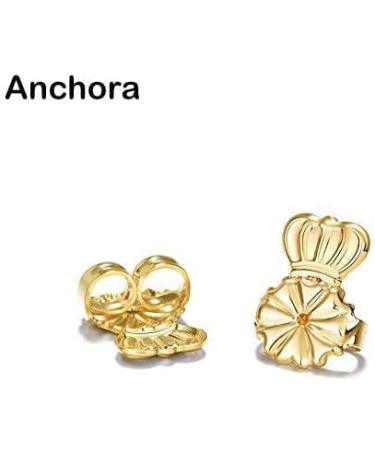 ANCHORA Original Magic Earring Backs - Earring Lifters for Heavy & Droopy Ears | Earlobe Secure Clear Miracle - BAX - Buy Online on GoSupps.com
