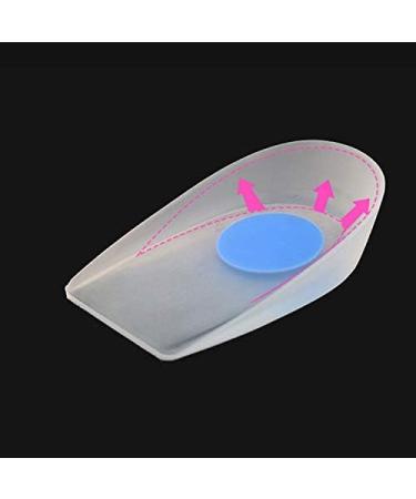 Buy 100% Medical Grade Silicone Gel Heel Cups - Large (UK 10-12) for Ultimate Comfort | International Shipping Available - Buy Online on GoSupps.com
