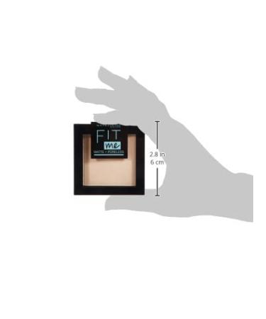 Maybelline Fit Me Matte & Poreless Powder 115 Ivory - 9g (Pack of 2) | International Shipping Available - Buy Online on GoSupps.com