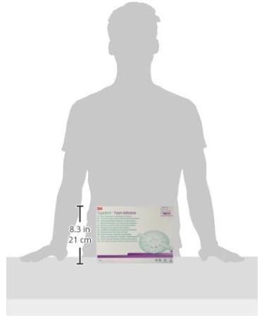 3M Tegaderm High Performance Adhesive Foam Dressing - 5-1/2 Square | International Shipping Available - Buy Online on GoSupps.com