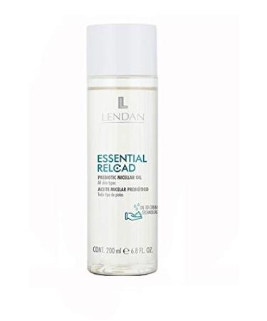 Lendan - essential reload facial oil - 200 ml - prebiotic micella oil - for all skin types - removes make -up and impurities - donates moisture and soothes the skin