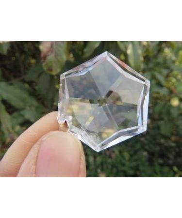 13g Clear Quartz Crystal Flower of Life Pendant Natural Reiki JZIGTDEM - Buy Online on GoSupps.com