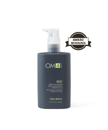 OM4 Strengthen: Immune Support Body Cleansing Oil - Men's Hydrating Bath and Shower Oil for Optimal Skin Health - Buy Online on GoSupps.com