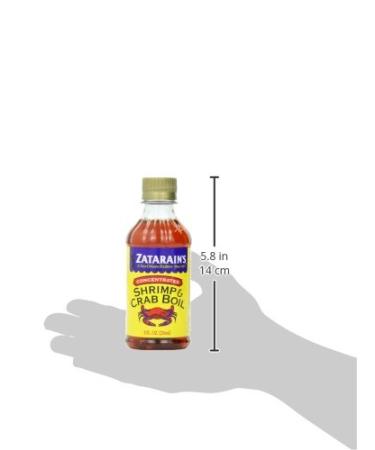 Zatarain's Concentrated Shrimp & Crab Boil 8 fl oz - Pack of 12 - Buy Online on GoSupps.com