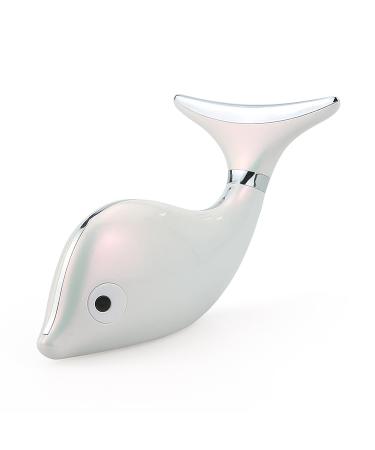 Niuderm Ultimate Facial Care Bundle: Dolphin V-Shaped Facial Massager Premium Silicone Facial Brush and Stainless Steel Cold Roller