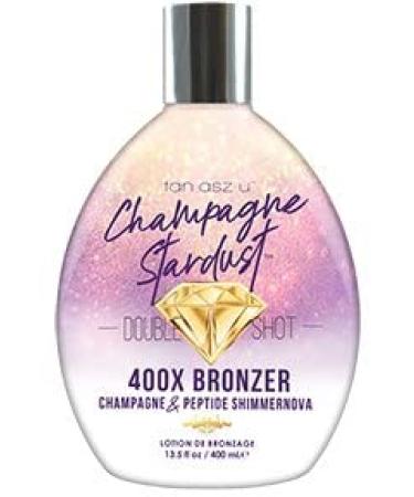 Champagne Stardust Double Shot 400X Bronzer Champagne & Peptide Shimmernova 13.5oz