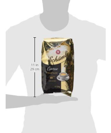 Sch mli Espresso Whole Coffee Beans 1kg - UTZ Certified Medium Roast - Strength 3/5 - International Shipping Available - Buy Online on GoSupps.com