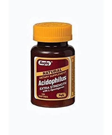 Acidophilus Caplets with citrus Pectin - 100 Ea