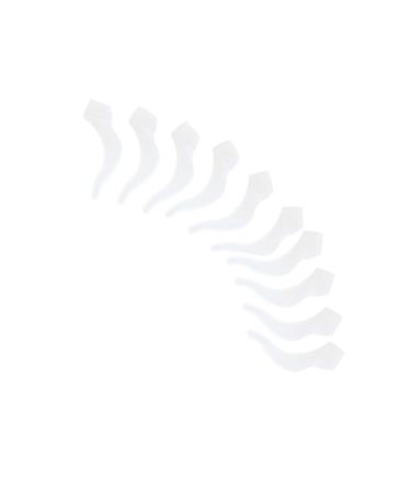 Doitool ear clip 5 pairs earrings earstulpe accessories schnapps glass ear grass ear cladding handle holder anti-ear closet for glasses glasses ear clay clamping frame white slipproof medium white