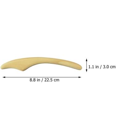 Wooden Gua Sha Stick for Massage - Enhance Neck & Shoulder Relief | Acupuncture Tool for Women - Body Shape Trigger Point Wand - Buy Online on GoSupps.com