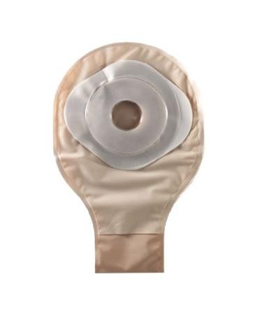 ConvaTec 022752 ActiveLife One-Piece Drainable Pouch with Pre-Cut Stomahesive Skin Barrier Tape Collar 10" Pouch with 1-Sided Comfort Panel Tail Clip Opaque 1-1/4" Stoma Opening Pack of 10