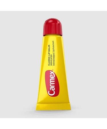 Moisturizing Lip Balm Squeeze Tube | 6-Pack Medicated Lip Balm with Cocoa Butter & Beeswax | Includes Wooden Comb for Dry Lips - Buy Online on GoSupps.com
