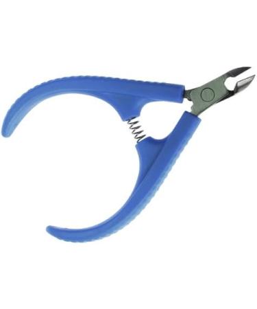 Stainless Steel 1/2 Jaw Spring ABS Handle Cuticle Nipper Hangnail Clipper for Nail Art Manicure Pedicure---Random Color - Buy Online on GoSupps.com