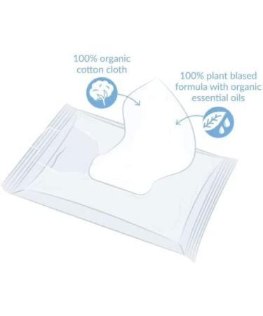 Natracare Organic Cotton Baby Wipes - 50 Pack | Eco-Friendly & Safe for Sensitive Skin | International Shipping Available - Buy Online on GoSupps.com