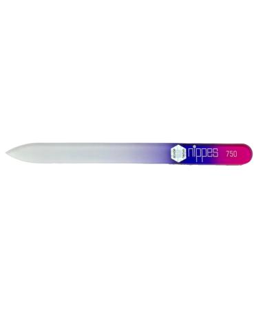 Nippes Glass Nail File Purple | 14 cm | Can be Used on Both Sides | Glass File for Nails | Nail File Glass | Glass File for Nails High Quality Lila