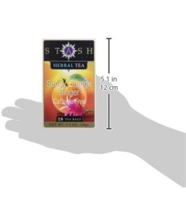 Stash Sunny Orange Ginger Herbal Tea 18 Count (6 Count) Orange Ginger 18 Count (Pack of 6) - Buy Online on GoSupps.com