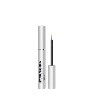 NP NATURES PHILOSOPHY Lash Brow Growth Serum Prostaglandin-Free Eyelash Liquid for Thicker Longer Fuller Natural Lashes Peptide Eyelash Eyebrow Enhancing Serum - S rum De Pesta as Crecimiento 3ml