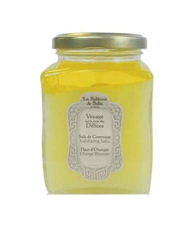 Peeling salts with orange blossom the Saba Sultan