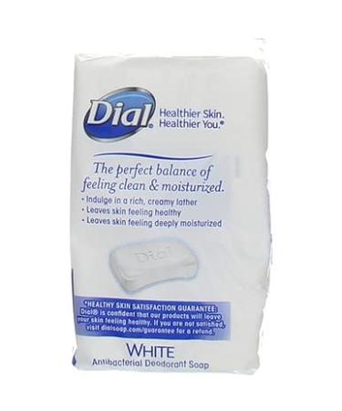 Dial Antibacterial Deodorant Soap White 4oz - Pack of 9 Bars | Antibacterial Protection | Deodorant Bar Soap - Buy Online on GoSupps.com